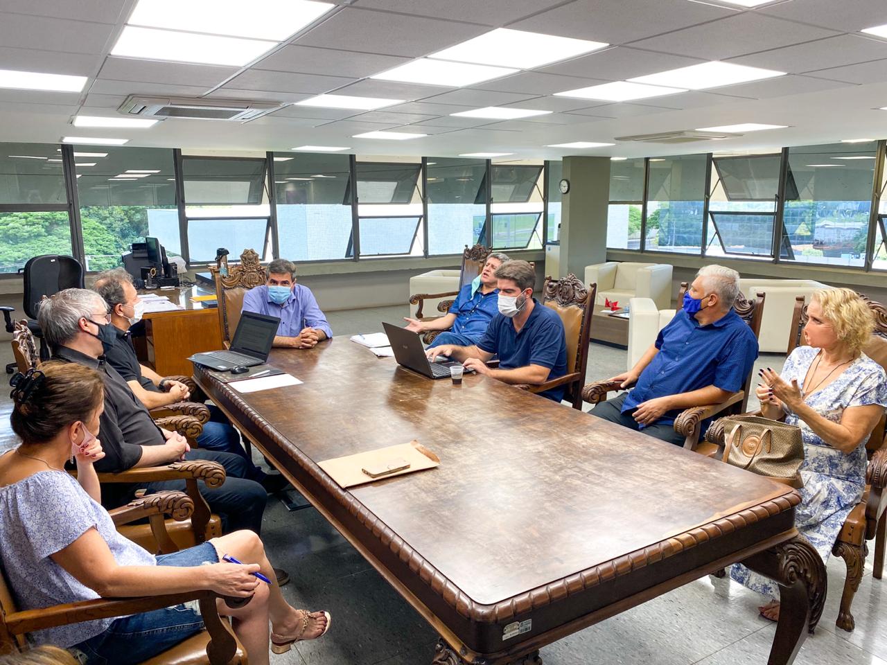 Reunião com o Executivo para discutir sobre o PL